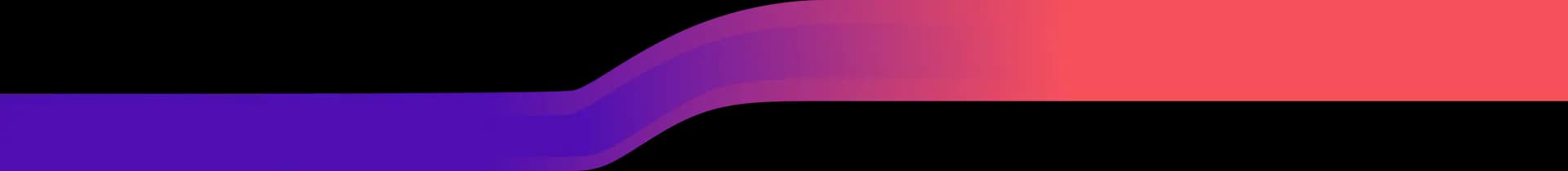Decorative gradient hero banner ribbon