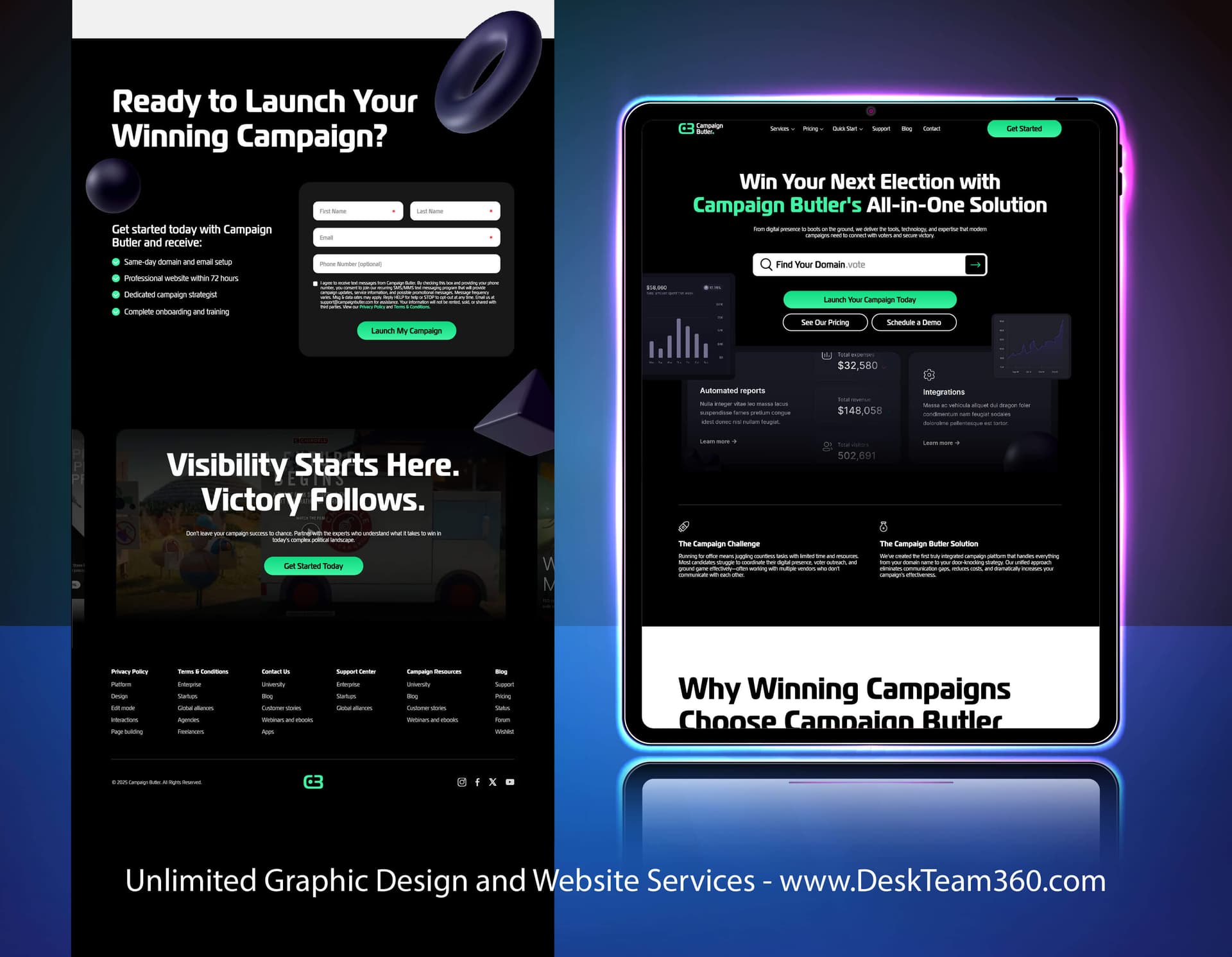 Campaign Butler Website