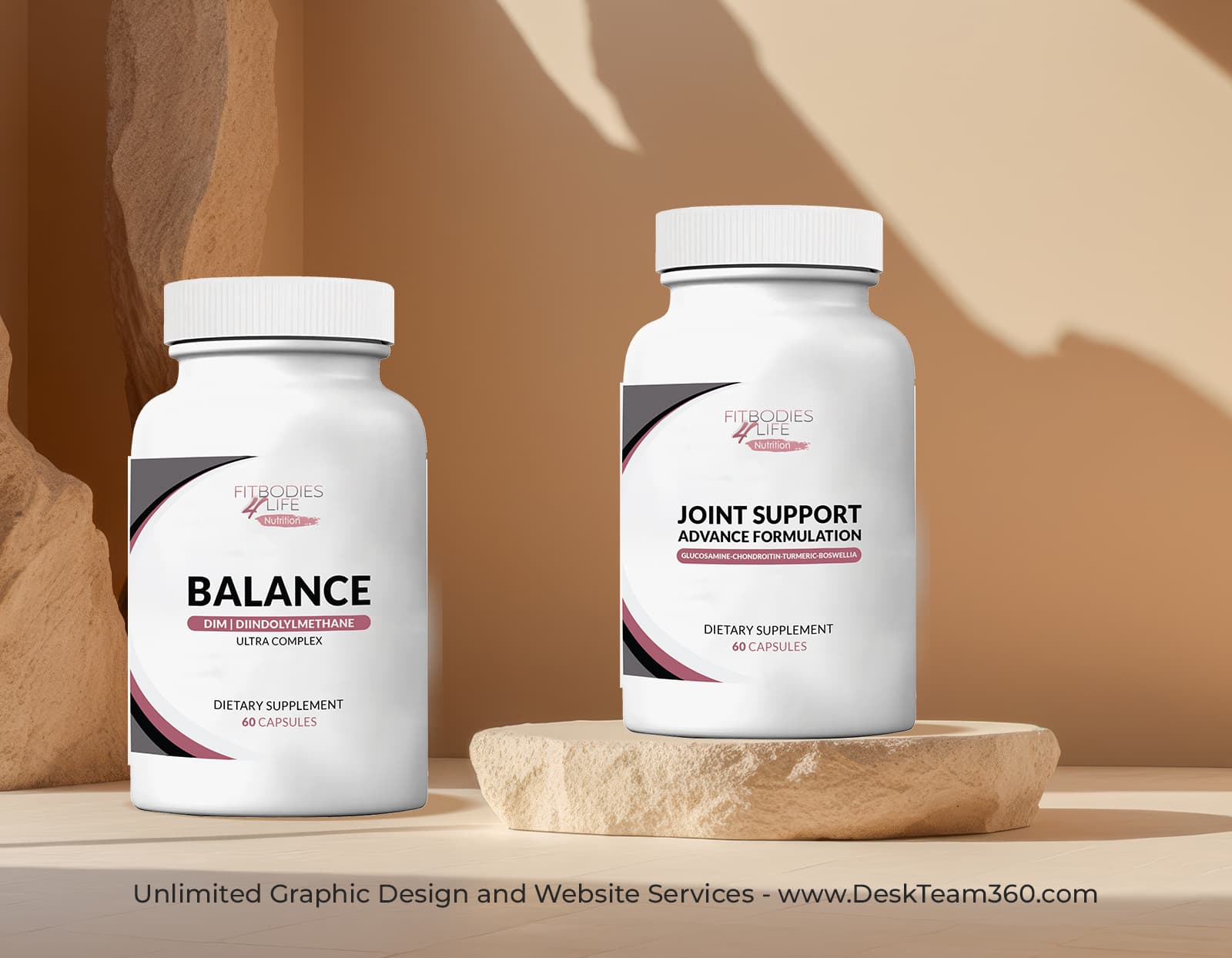 Fit Bodies 4 Life – labels for supplements